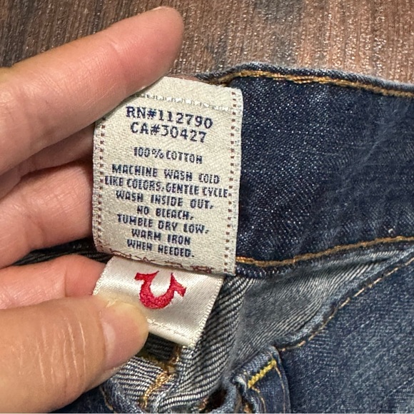 True Religion Brand Classic Blue Denim Boot Cut Jeans 31 - Picture 9 of 15